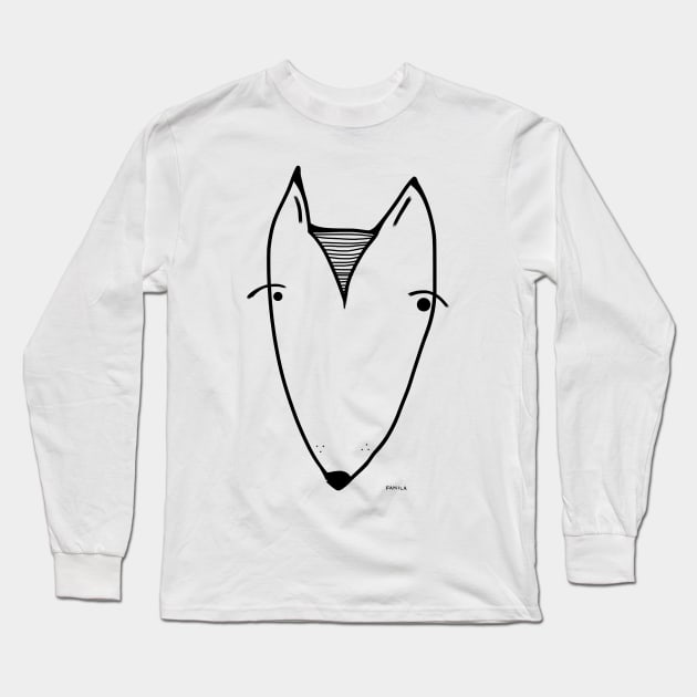 Fox Line Long Sleeve T-Shirt by fanila